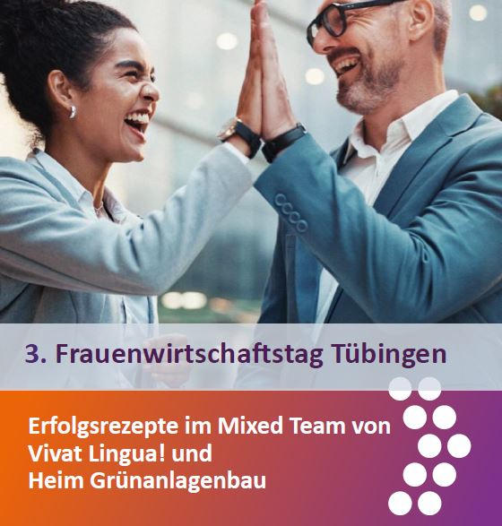 Foto FWT TUE Symbolbild für Veranstaltung "Tübinger Erfolgsrezepte im Mixed Team von Vivat Lingua! und Heim Grünanlagenbau"
